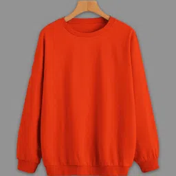 mack jonney Men Full Sleeve Solid Sweatshirt image 1