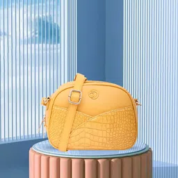 Caprese Animal Textured Structured Sling Bag-picture-27