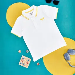 Pantaloons Junior Boys Polo Collar Cotton T-shirt-picture-18