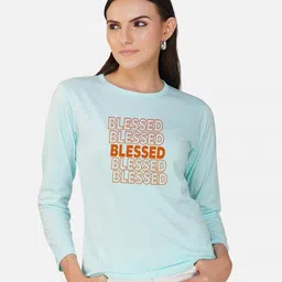 CHOZI Typography Printed Cotton T-shirt-picture-2