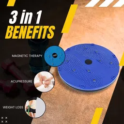 smarttech PRO365 Waist Twister Disc Board with Acupressure & Magnetic Reflexology Ab Exerciser image 3