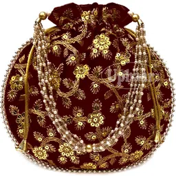 shree shagun Women Black Potli-picture-11