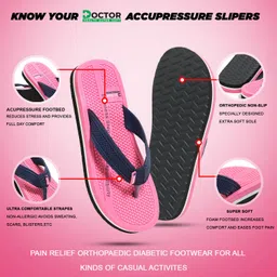 footup NewlyLaunch|Premium|Orthopaedic|Diabetic|Accupressure|Classic|Comfort|Ultrasoft Women Flip Flops image 2