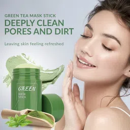 ogzglam Green Mask Stick | Green Tea Sticks Professional Face Shaping Mask Face Shaping Mask image 4