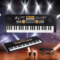 mahi zone 49-Keys Musical Keyboard Piano with Mic for Kids Analog Portable Keyboard_M750-picture-11