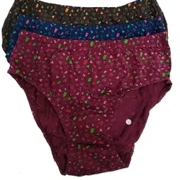 Pack of 3 Women Hipster Multicolor Panty-image-3