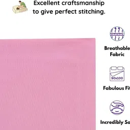 belvostum Microfiber Double Flat 280 TC Solid Bedsheet image 4