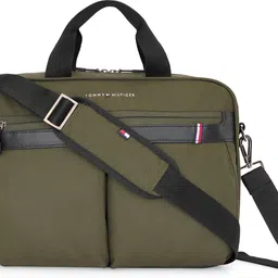 tommy hilfiger Men & Women Green Messenger Bag-picture-14