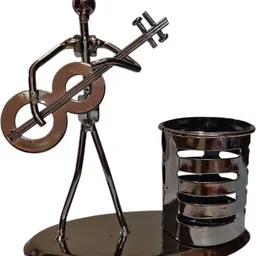 adrista 1 Compartments Metal Pen Stand / Desk Organizer image 3