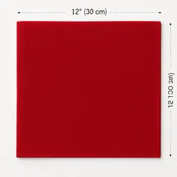 Drona Ent Red 100% Pure Cotton Handkerchief for Men & Women – 12x12 Inch (30x30 cm) ["Red"] Handkerchief-picture-17