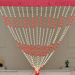 mk creative store 231.36 cm (8 ft) Door PVC Semi Transparent Curtain Single Curtain-picture-11