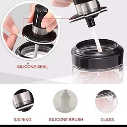 nd brothers Oil & Vinegar Set Glass, Plastic-picture-25