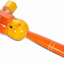 rainbowstore Melodic Marvels: Set of 4 Wooden Rattles -Baby's Playtime Bliss (pack of 4) Rattle image 2