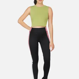 m7 by metronaut Solid Women Black Tights image 1