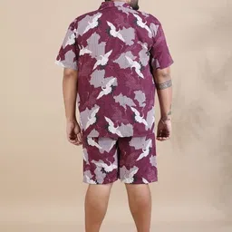 bushirt Shirt Regular Shorts Co-ords Set image 5