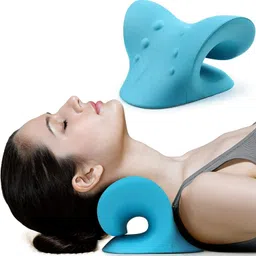 sbts Neck And Shoulder Relaxer Cervical Stretcher Neck Traction Device (Blue) Neck Support-picture-21