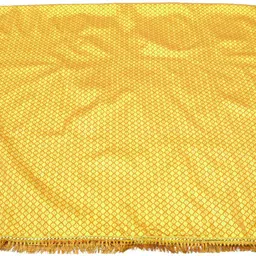 priyakant safawala P_S YELLOW BROCADE 3 METER SHAWL 1302 Curtain Fabric image 5