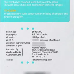 1st step BPA Free Soft Comb Set image 3