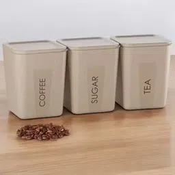 Plastic Tea Coffee & Sugar Container - 800 ml-image-35