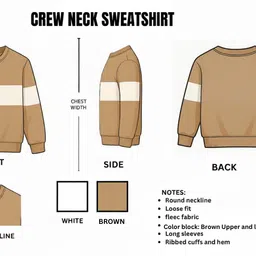 try this Men Full Sleeve Color Block Sweatshirt image 4