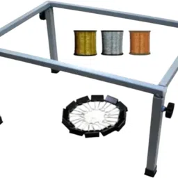 inclu Box Type Aari Stand 24x16" with 12 Clips & 3 Colour Zari for Aari Embroidery Embroidery Frame-picture-10