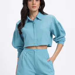 glitchez Shirt Regular Shorts Co-ords Set image 2