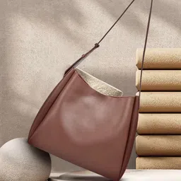 havenshike Brown Women Tote PU - Leather Tote Bag for Women Female Large Capacity Shoulder Bag Handbags.-picture-23