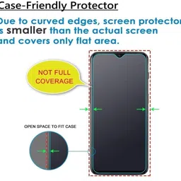 VZZR Tempered Glass Guard for Samsung Galaxy F55 5G, Samsung F55 5G, Samsung Galaxy F55, Samsung F55 - 9H, Gaming Tempered Glass, No Fingerprint, Matte Screen Protector Guard image 3