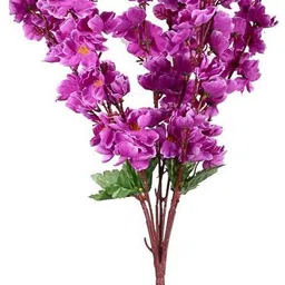 Artificial Orchid Flower Bunch For Home Decor Flowers For Vase 9 sticks Purple Orchids Artificial Flower-image-30