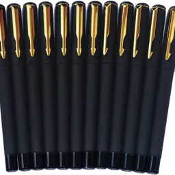 definite Luoshi Blue 1.0mm Gel Pens for smooth writing and Premium looking Matte Body Gel Pen-picture-17