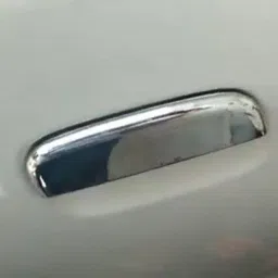 qiisx ALP-01 Maruti Alto ABS Chrome Door Handle cup Cover Trim Accessories Car Grab Handle Cover image 3