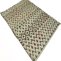 Mixed Floral Polyester 6x8 Feet Hand Woven Carpet by The Woven Legacy image 4