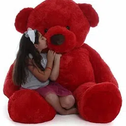 riyasat RED Color 3 Feet Teddy Bear Soft And Cute R 210 - 90 cm image 1