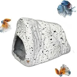 gig bazaar Aquarium Stone Shelter Rock Small Fish Shrimp Hideaway Decoration Ornament. Laterite Unplanted Substrate image 2
