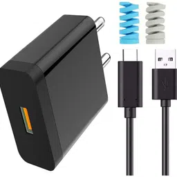 urcart Wall Charger Accessory Combo for 80W Vivo Y21 2021, Moto G60 / G 60, Sam-Sung Galaxy M21 2021, OPP-O-picture-31