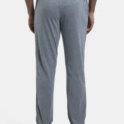 jockey 9500 Super Combed Cotton Rich Men Solid Grey Track Pants image 3