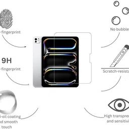 Vetrivel Tempered Glass Guard for Apple 2025 iPad Pro (M5) 11.0 inch, Tablet image 2