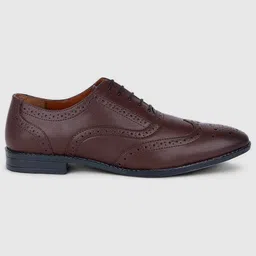 louis stitch Brown Wingtip Style Brogue Formal Shoes for Men - UK 9 Brogues For Men image 4