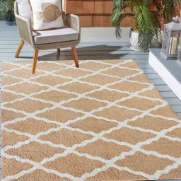 numan oriental rugs Beige Abstract Wool 4 ft x 6 ft Hand Woven Carpet-picture-30