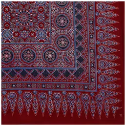 indhome life 210 TC Cotton Single Geometric Flat Bedsheet image 3