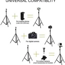 Sushmarth 2.1 metrer stand with 7 Feet (210 Inch) strong Metal mobile tripod Tripod Tripod image 3