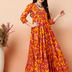 sa rasa Viscose Rayon Stitched Anarkali Gown image 4