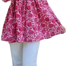 sb impex Casual Regular Sleeves Printed Women Pink Top image 2