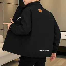 platinumcartz Men Solid Casual Jacket image 2