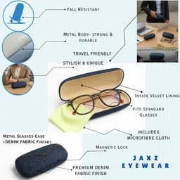 jaxz eyewear Women Blue Pouch image 4