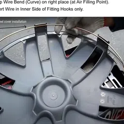 kunj autotech 14 Inch Wheel Cover Cap for Amaze Silver Black Wheel Cover For Honda Amaze image 4