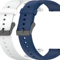 TRENDINGVIEW Soft Silicone 22mm Belt Strap for Smartwatches with stylish Black Buckle 22 mm Silicone Watch Strap-picture-14