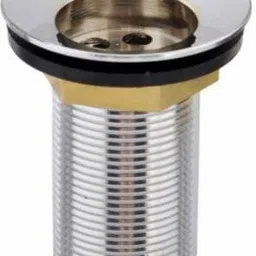 strength FULL THREAD Stainless Steel Waste Coupling For Wash Basin ( PREMIUM QUALITY) - 1 PACK OF WASTE COUPLING HealthFaucet image 1