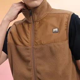 hrx by hrithik roshan Men Sleeveless Solid Sweatshirt image 2