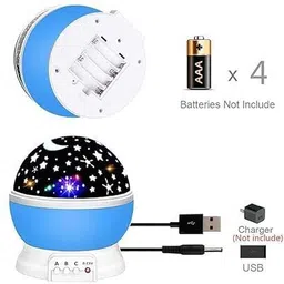 sahaj enterprise Star Master Dream Colorful LED Rotating Projector Night Lamp Table Lamp image 3
